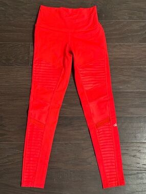 ALO Yoga Bright Red Active Leggings